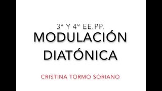 Modulación diatónica con acorde puente Flipped classroom Armonía [upl. by Fitz]