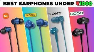 Top 5 Best Wired Earphones Under 1000🔥Best Earphones Under 1000 in 2023⚡ [upl. by Sherurd663]