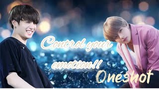 Control your emotionTaekook oneshot lovestory 💜hindi dubbed BTSot7skybangtan [upl. by Nelaf]