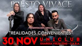 Presto Vivace  Presentacion oficial  Realidades Convenientes [upl. by Eiliah784]