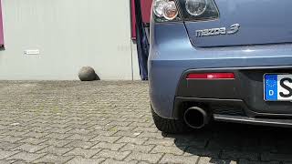 Mazda 3 MPS Mazdaspeed 3 Bokerparts Exhaust Sound Revs Catback [upl. by Schwarz]