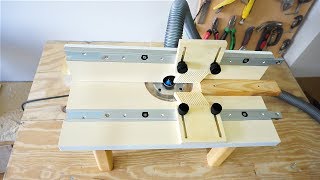 Building a Benchtop Router Table  Masaüstü Freze Tezgahı Yapımı [upl. by Shermy]