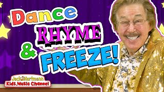 Dance Rhyme and FREEZE  Jack Hartmann [upl. by Magena]