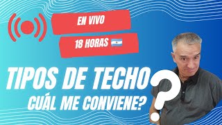 QUE TIPO DE TECHO ME CONVIENE construccióneconomica lasolución construcciónfácil [upl. by Nazay]