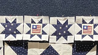 Build a Block Patriotic Series Setting Star Blocks [upl. by Huber]