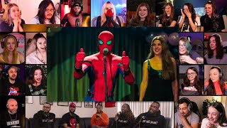 SPIDERMAN FAR FROM HOME  MOVIE REACTION MASHUP MOVIE REACTION [upl. by Selig]