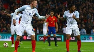 Jamie Vardy Mannequin Celebrate ●HD● England vs Spain 2  2 Friendly Match HD [upl. by Sewell]