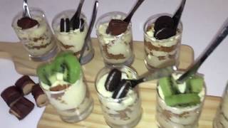 TUTO VERRINES GOURMANDES  DIY SWEET VERRINES [upl. by Eitak]