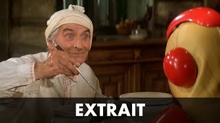 LA SOUPE AUX CHOUX  Extrait 2  Louis de Funès  Jacques Villeret [upl. by Suckram439]