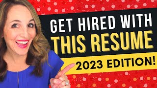 How to Write The BEST Resume in 2023  NEW Template and Examples INCLUDED [upl. by Iretak]