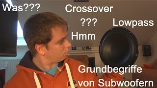 Subwoofer was ist das und was bedeuten die ganzen Knöpfe [upl. by Nuahs]