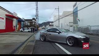 v8 GT86 ITB  street hooning in Osaka Japan [upl. by Devehcoy]