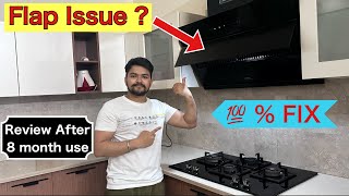 Hindware Skyla 90 cm Chimney Review  chimney Flap काम नहीं कर रहा है  Review After 8 Month use [upl. by Ynattir]