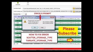 SCATTER STORAGE TYPE error TARGET STORAGE TYPE [upl. by Derraj]