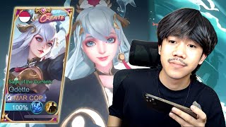 REVIEW SKIN ODETTE CREATE BURUNG APA TUH MAN   Mobile legends [upl. by Barcellona168]