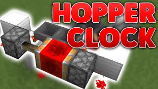 How To Build A Hopper Clock In Minecraft Etho Hopper Clock [upl. by Aitrop]