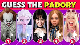 🔊Guess The Song💎🎤🎵 Parody Songs and Movie Memes  Wednesday Elsa M3gan Pennywise Barbie [upl. by Drhacir]