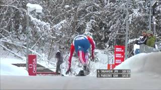 Igls WC Mens Skeleton Heat 2 January 19 2013 [upl. by Haem]