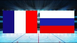 France vs Russia 07 – May 4 2018  Game Highlights  World ChampionShip 2018 [upl. by Ecyned]