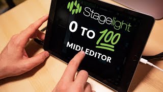 Stagelight 0 to 100 series Episode 8 MIDI Editor [upl. by Jo Ann]