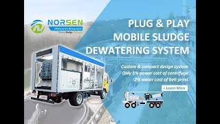 Norsen Separation  Mobile Dewatering System and Plug amp Play Sludge Treatment Solutions [upl. by Aphrodite]