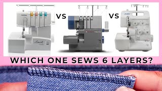 Best Cheap Serger for Sewing Layers  Brother vs Singer vs Juki [upl. by Bensen160]