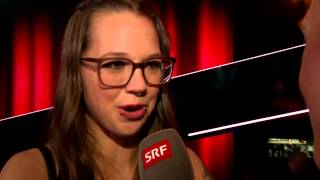 Interview mit Stefanie Heinzmann nach der zweiten LiveShow [upl. by Ttoille529]