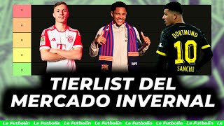 TIERLIST DE LOS MEJORES FICHAJES DE INVIERNO  Le Futbolín [upl. by Ayal]