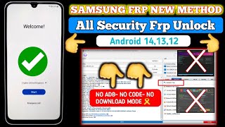 ✅ New Method🔥All Samsung FRP Bypass  Unlock 2024 All Android 121314  Google Account Remove [upl. by Palermo]