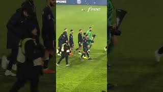 El ENFADO de MBAPPÉ en la celebración de la SUPERCOPA DE FRANCIA [upl. by Nairde174]