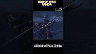 STAND OFF GHOST OF TSUSHIMA GOD OF WAR ARMOR [upl. by Cookie]