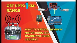 How to Connect FlySky FSi6 to Gear Motor with Arduino for Robo Race War or SoccerPART1 [upl. by Elke403]