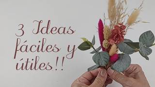 3 MANUALIDADES fáciles y útiles BARNIZ casero artesanato diy arteencasa manualidades [upl. by Afital]