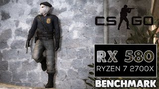 CSGO  RX 580 8GB  Ryzen 7 2700X  Benchmark [upl. by Nilrah]