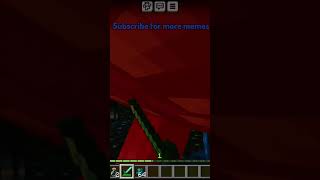 I am placing blocks in wooooowooooooo minecraft minecraftmeme meme gaming [upl. by Arraeic]