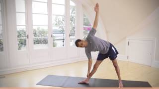 How to Do Triangle Pose amp Revolved Triangle Pose [upl. by Inalan]