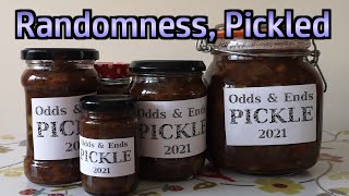 Odds amp Ends Pickle Chutney  Using Up Leftover Fresh Veg amp Fruit [upl. by Pretrice]