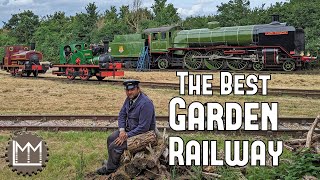 The Greatest Garden Railway of all time  with the Biggest Working Steam Locomotive in the UK [upl. by Nyrak]