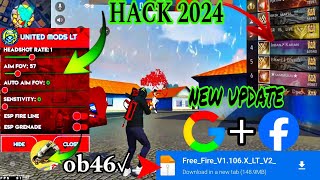 Free Fire Hack 2024  Free Fire mod menu hack  ffh4x injector 👽 United mods 👽ff mod menu download [upl. by Harahs]