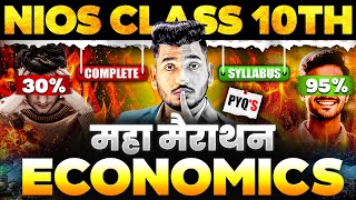 NIOS Class 10th Economics Most Important Questions with Solutions  Pass 100  NO Fail [upl. by Jephthah]