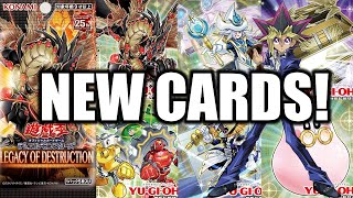 YUGIquotS NEW DECK YuGiOh Legacy of Destruction Cards [upl. by Zela]