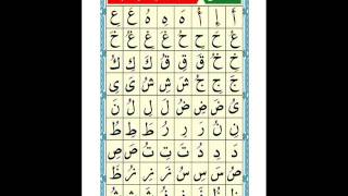 Al Noorania lesson 4 Qaidah Al Nourania [upl. by Namolos]