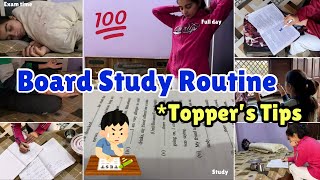 Exam Study Routine  Toppers Study TipsSecrets study [upl. by Mandel]