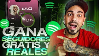 💥 COMO Ganar SEGUIDORES en Spotify Gratis y Rápido 2023 [upl. by Krid683]