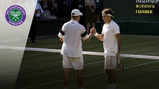 Roger Federer v Andy Roddick Wimbledon Final 2009 Extended Highlights [upl. by Blondy131]