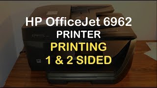 HP Officejet 6962 Printing review [upl. by Cormick756]