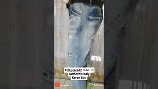 Dsquared2 Jeans Italy Authentic [upl. by Marillin]