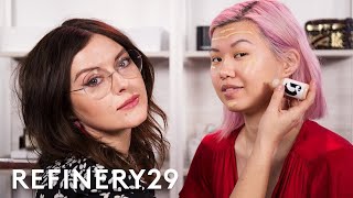 I Learned How To Get The Trendy Glossier Look  Beauty With Mi  Refinery29 [upl. by Aihsram874]