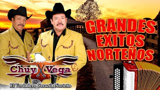 Chuy Vega  30 Grandes Exitos Norteños Album Completo [upl. by Savanna712]