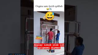 OZGINA XATO KETIB QOLIBDI😅👍🥰funny 1mln comedyvideos instagram subscribe japan rells rek [upl. by Coshow]